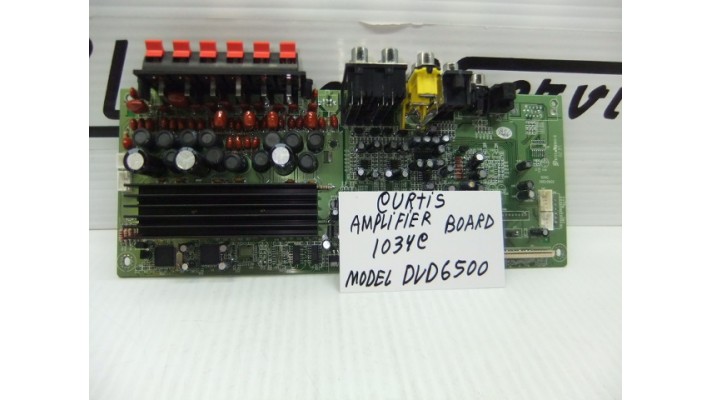 Curtis 1034C amplifier board DVD6500
